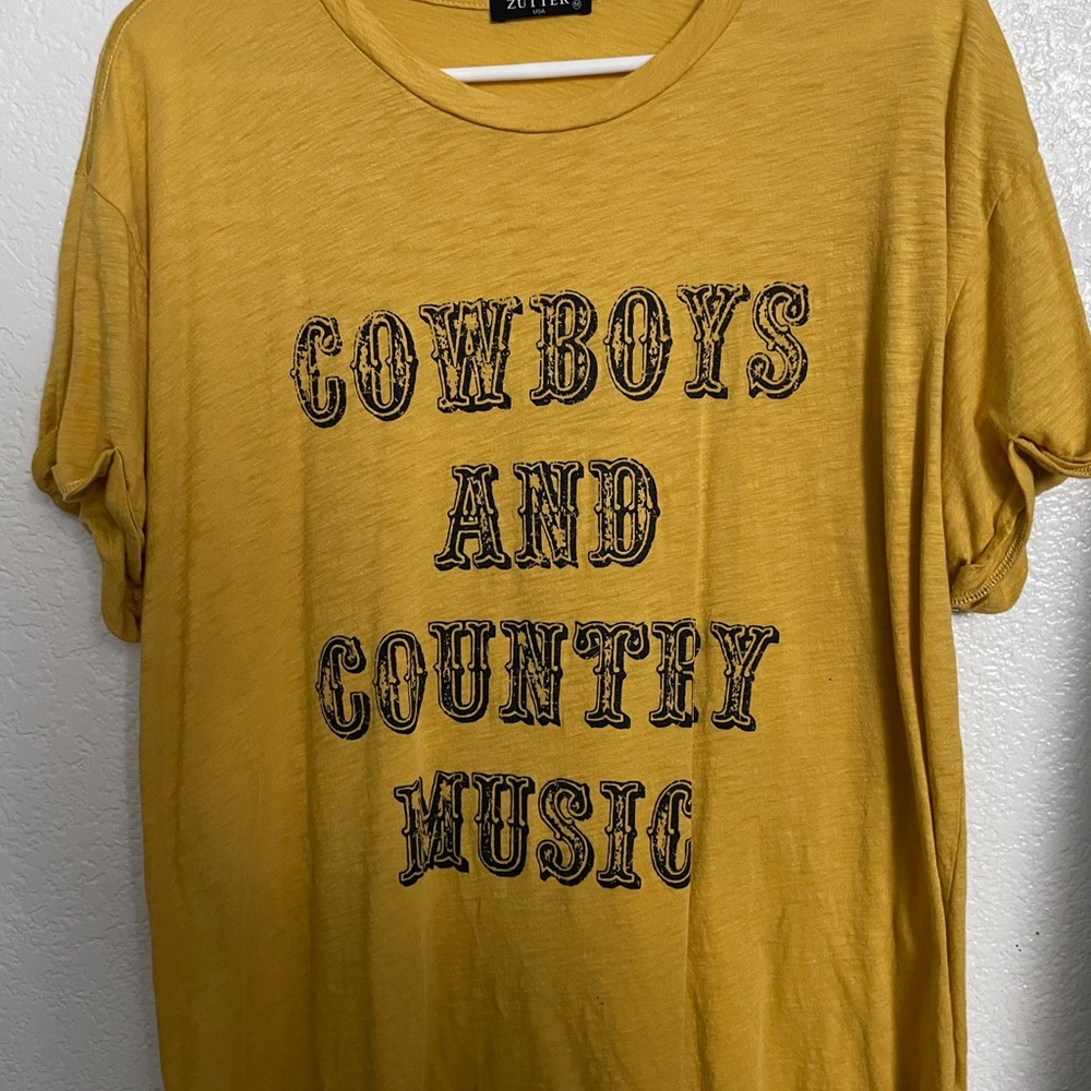 Zutter Cowboys And Country Music Tee